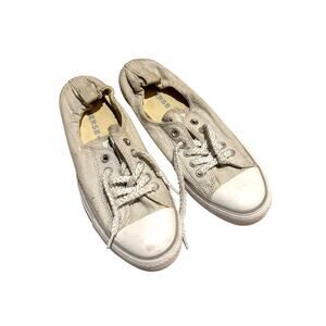 Converse All Star Shoreline Slip On Sneakers Women's 11 Gray Canvas Casual Shoes